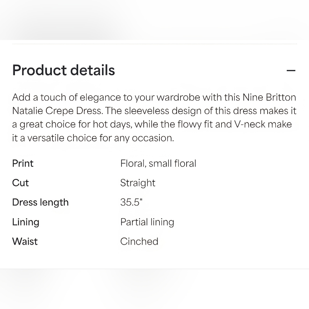 Nine Britton Natalie Crepe Dress - Picture 5 of 8